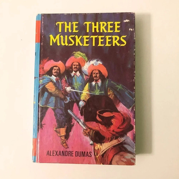 Vtg 1974 The Three Musketeers Alexandre Dumas Childrens Press Hardcover - Picture 1 of 16